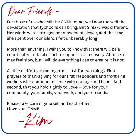 Catch Up with Kim -- April 17, 2026 -- Letter from the Congresswoman