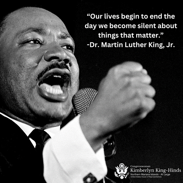 Happy Martin Luther King Jr. Day, CNMI
