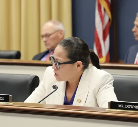 Rep. King-Hinds Speaking to SBA Admin Loeffler at HSBC Hearing